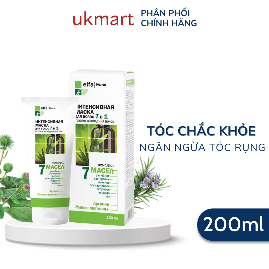 Ủ Tóc Elfa Pharm Giảm Rụng Tóc 7 Trong 1 200ml