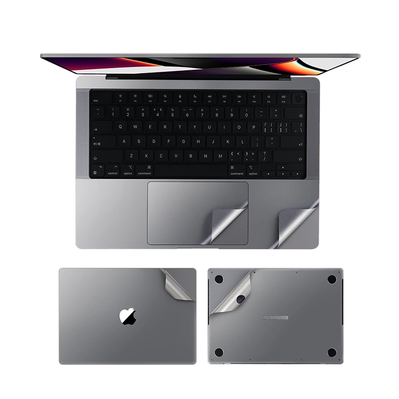 Bộ Dán 5in1 dành cho Macbook Pro 14 inch M1 Pro 2021 / Model A2442 - Hàng Chính Hãng JRC