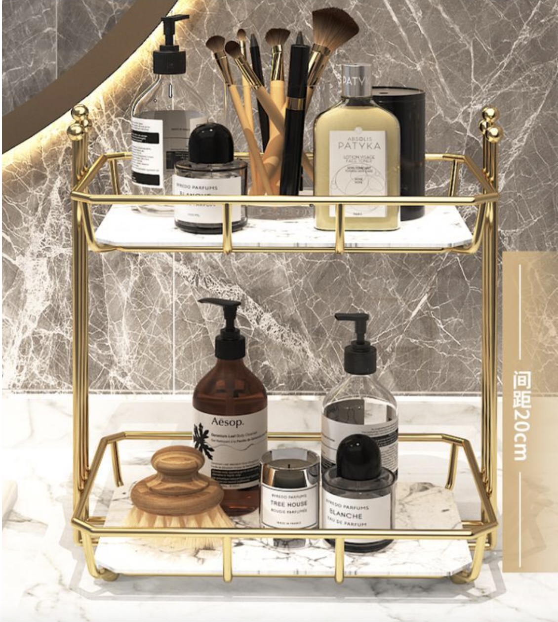 Kệ 2 tầng nhà tắm MARBLE QUEEN RACK