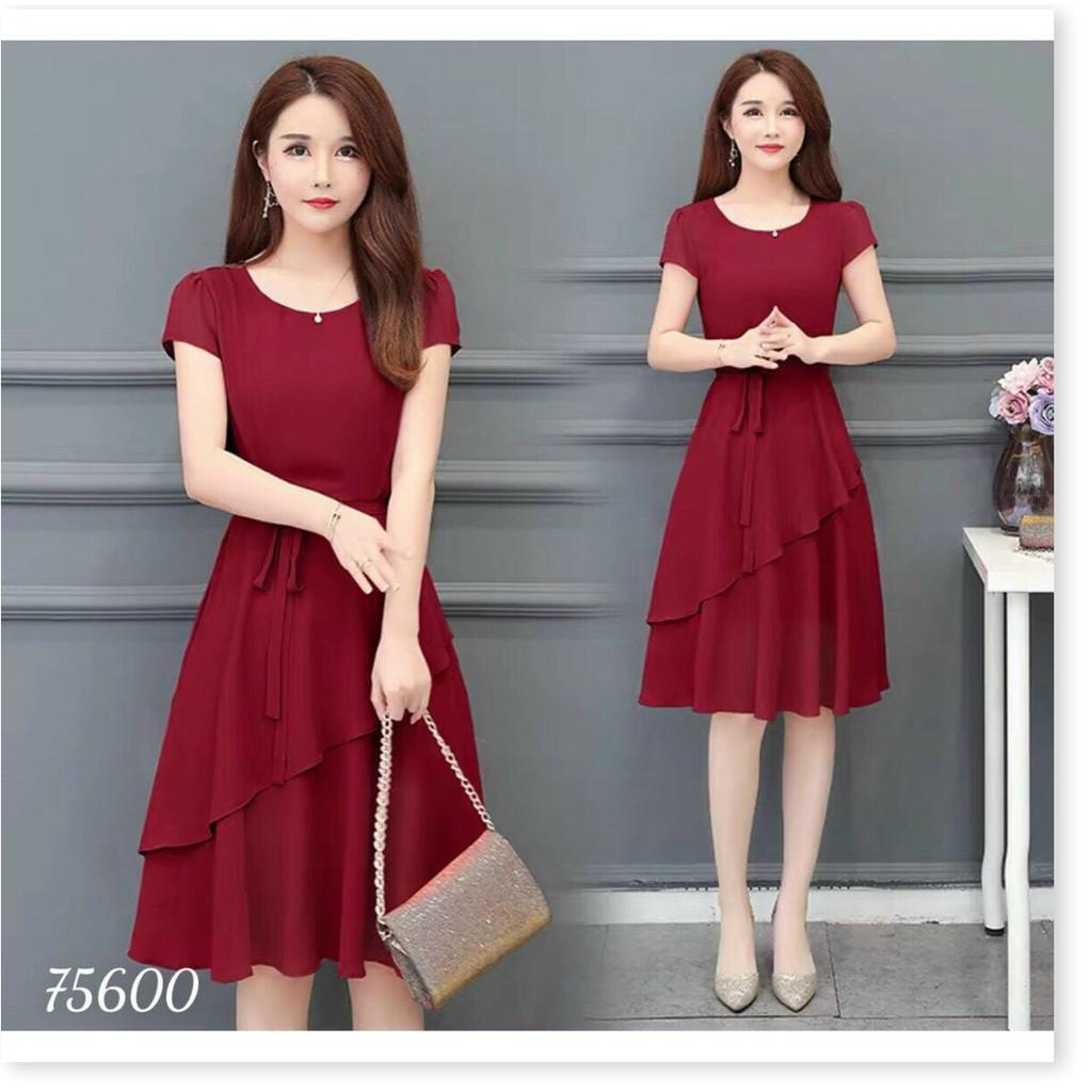 ĐẦM XÒE VOAN CHIFON NỮ CỰC SANG TRỌNG DÀNH CHO CÁC QUÝ CÔ KHANH AN STORE