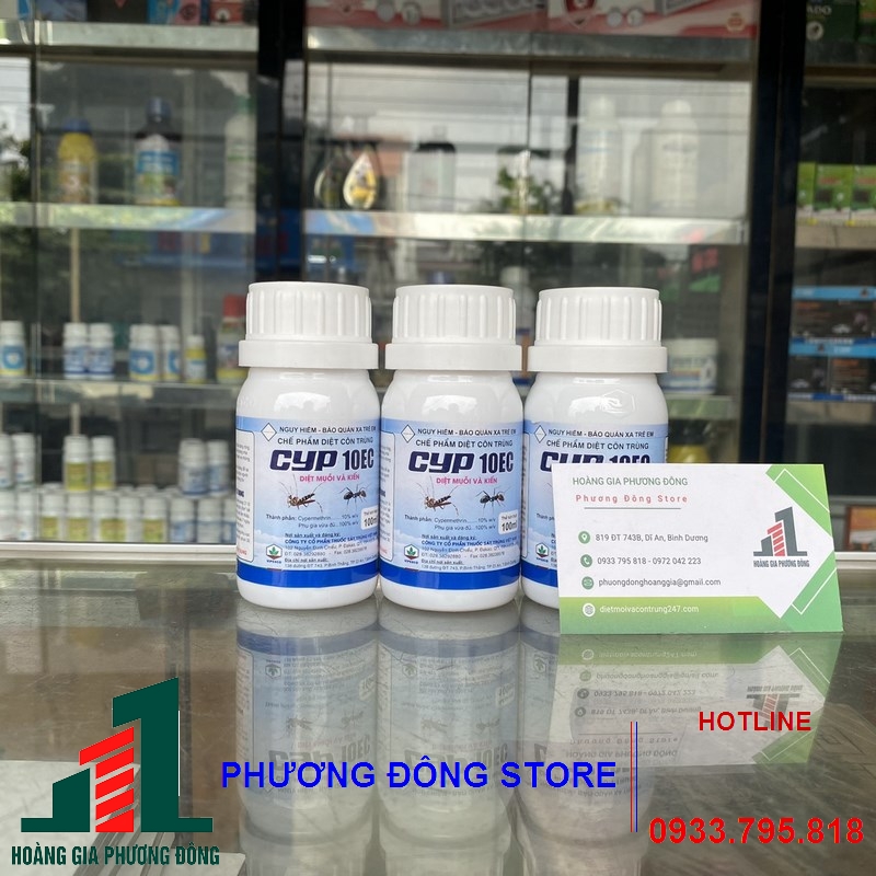 Thuốc diệt muỗi và côn trùng CYP 10EC-1 lít