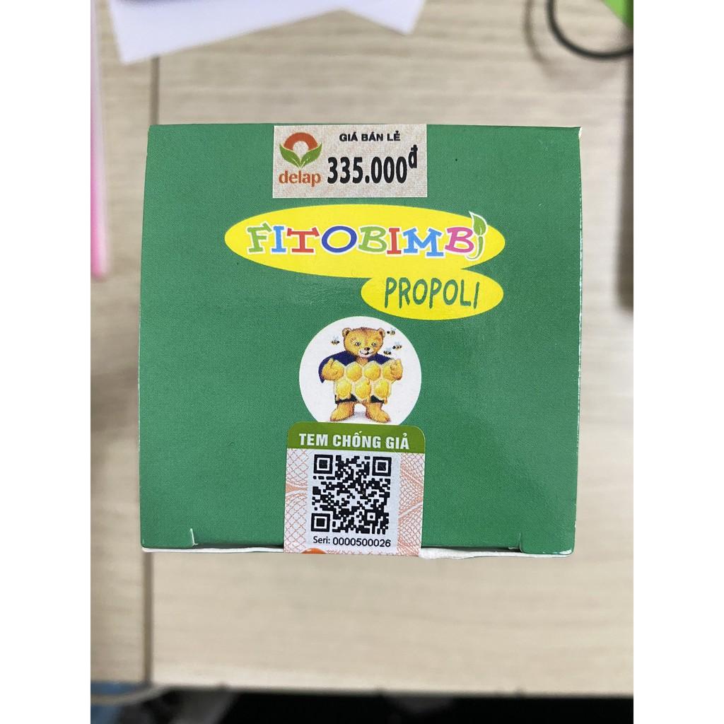Fitobimbi Propoli - Hỗ Trợ Làm Dịu Họng,Tăng Cường Sức Khỏe Đường Hô Hấp,Giảm đau họng,ho
