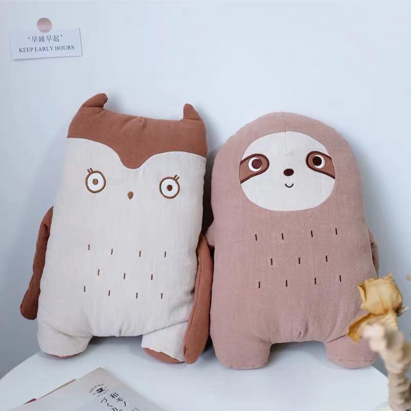 Bắc Âu Động Vật Thỏ Gấu Vỏ Gối Đệm Cho Bé Gái Dành Cho Trẻ Em Bé Plushed Vỏ Gối Đệm Cho Bé Phòng Mầm Non Trang Trí