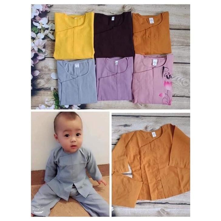 ĐỒ LAM ĐI CHÙAVạt Hò Cho Bé Vải Thoáng Mát