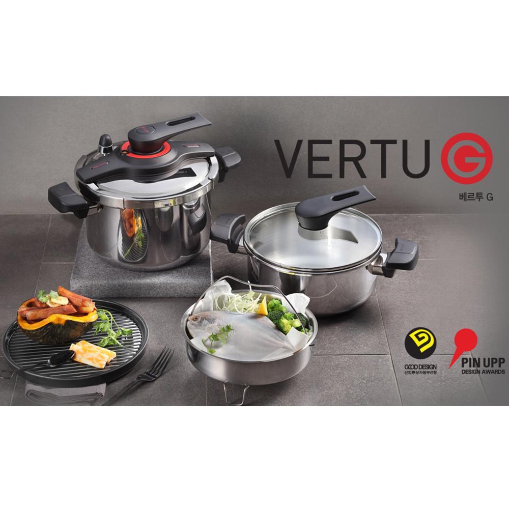 Bộ nồi áp suất Inox PN VGPC2-SET Tặng Máy xay sinh tố Kochstar KSEBD-1000 + Cà mèn cơm Apollo APL-1600 - Hàng chính hãng