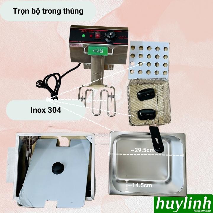 Bếp chiên nhúng đơn ngập dầu ETON ET-ZL1 - Dung tích 6 lít - Inox 304 - Hàng chính hãng