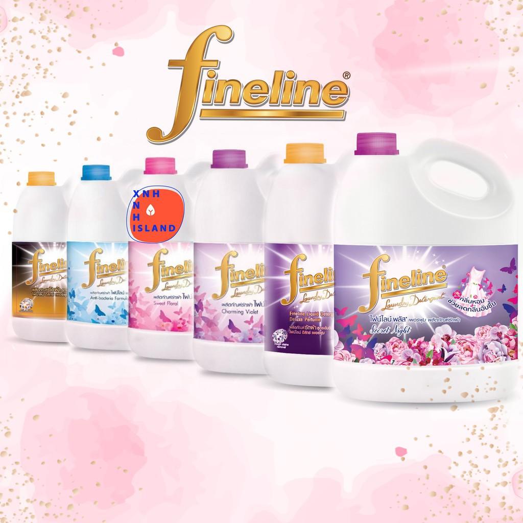 1 Thùng 4 Can Nước Giặt FINELINE Thái LAn 3000ml