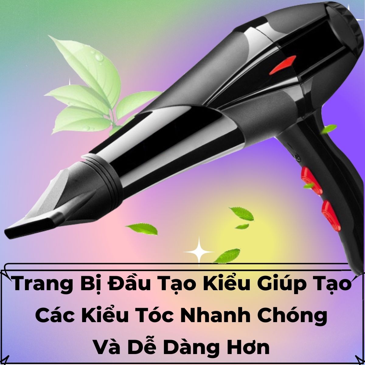 Máy Sấy Tóc 2 Chiều Nóng Lạnh Cao Cấp 3500w - Chất Liệu Nhựa Cao Cấp, Tích Hợp Ánh Sáng Nano Bảo Vệ Tóc Và Đầu Tạo Kiểu Thông Minh Cùng Nhiều Mức Gió Điều Chỉnh