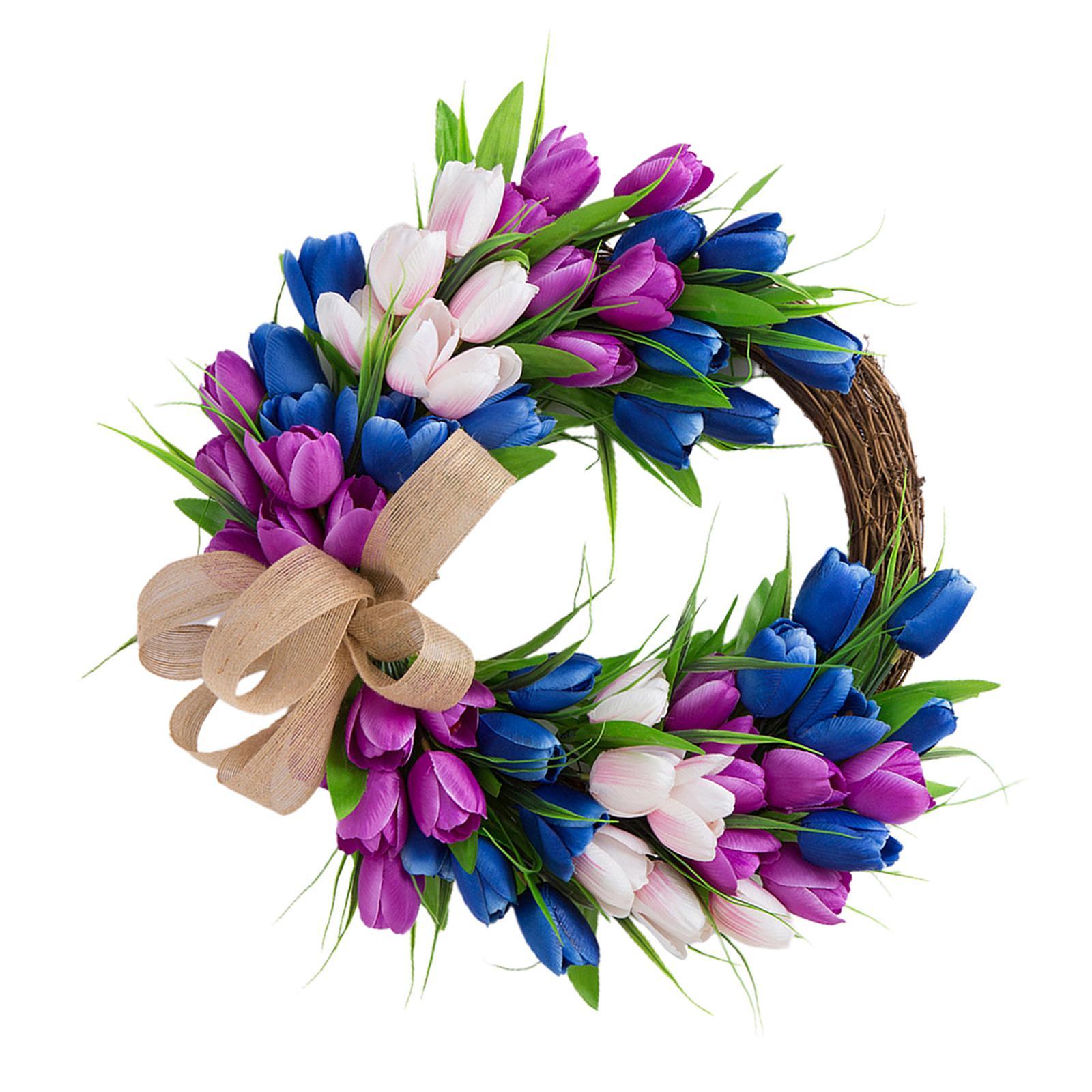 Artificial  Wreath  Hanging Front  Garland  Decor