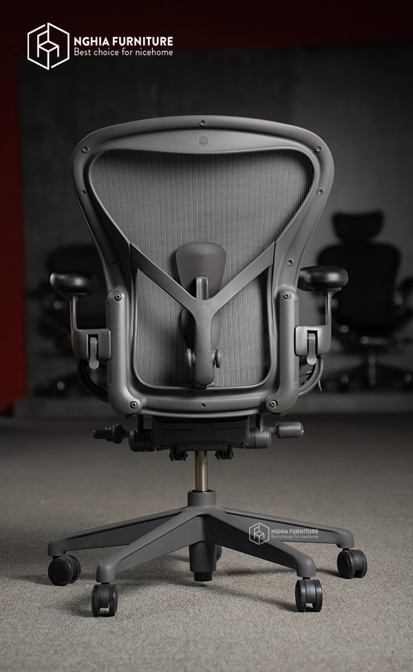 Ghế công thái học Nghia furniture AERON - Size B, ghế làm việc đứng đầu về hỗ trợ cột sống, bảo hành 12 năm