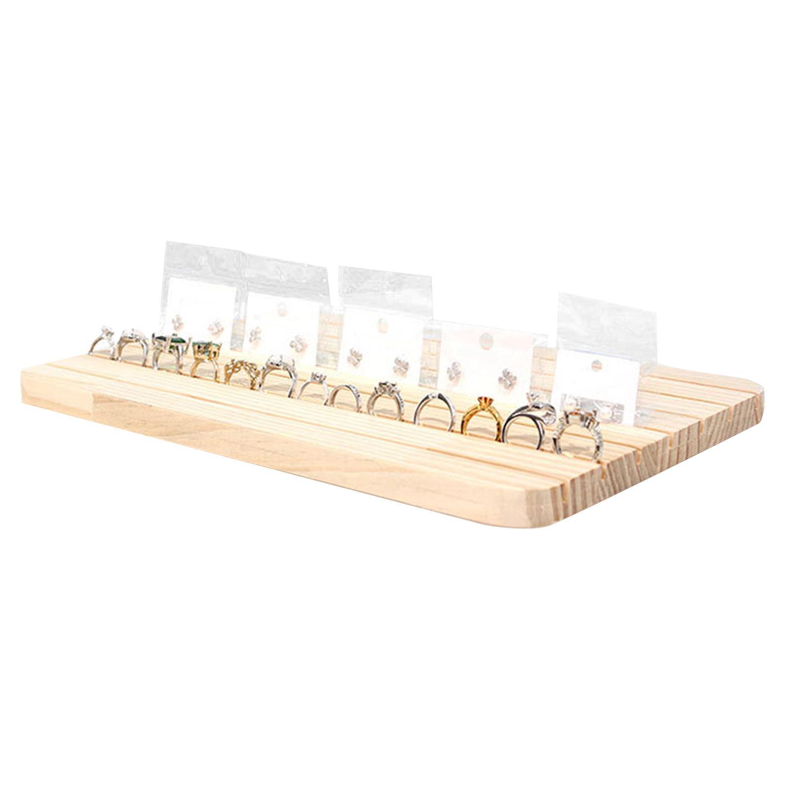 Wooden Earring Display Stand for Retail Display Jewelry Necklace