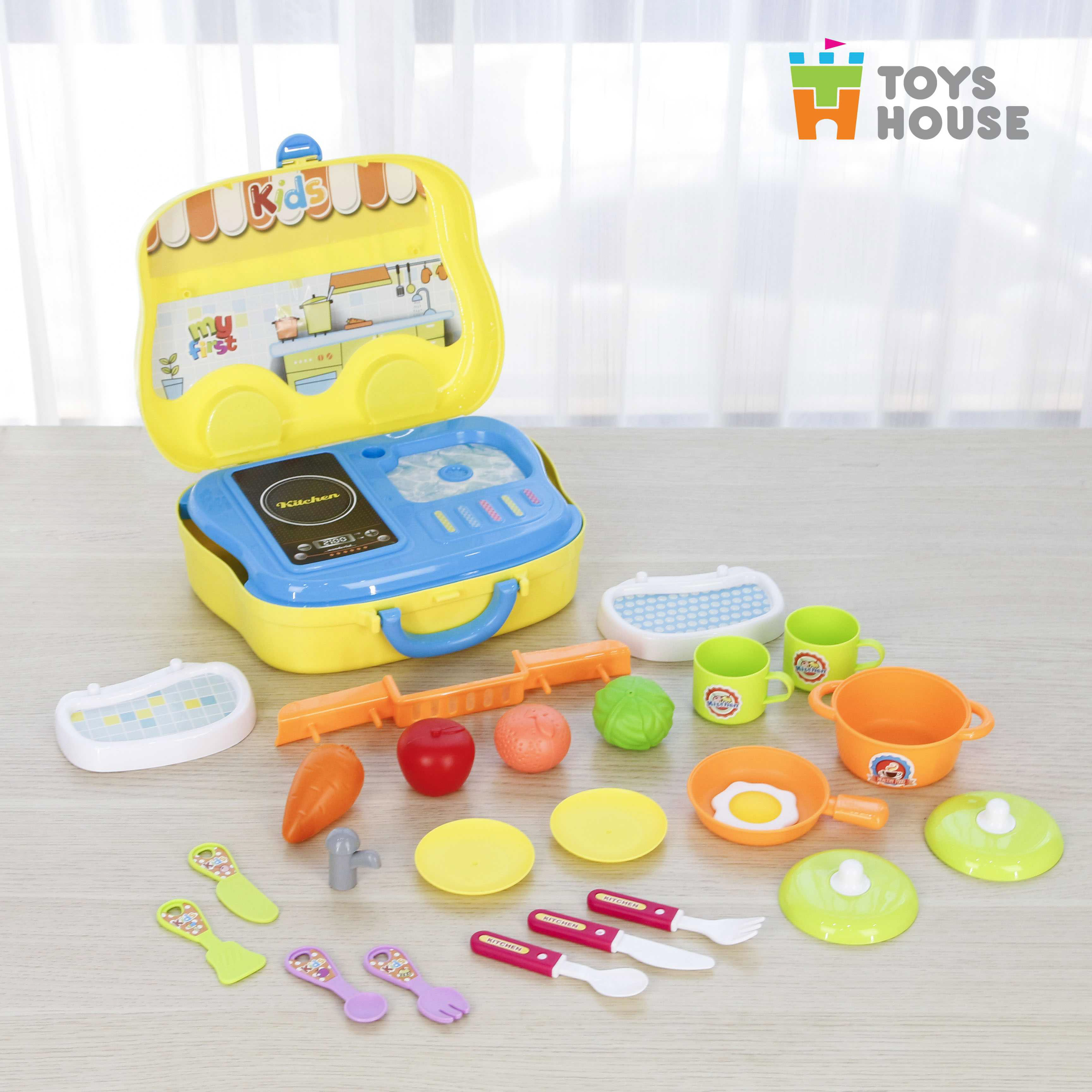 Hộp bếp nấu ăn hình ô tô Toys House 008-919