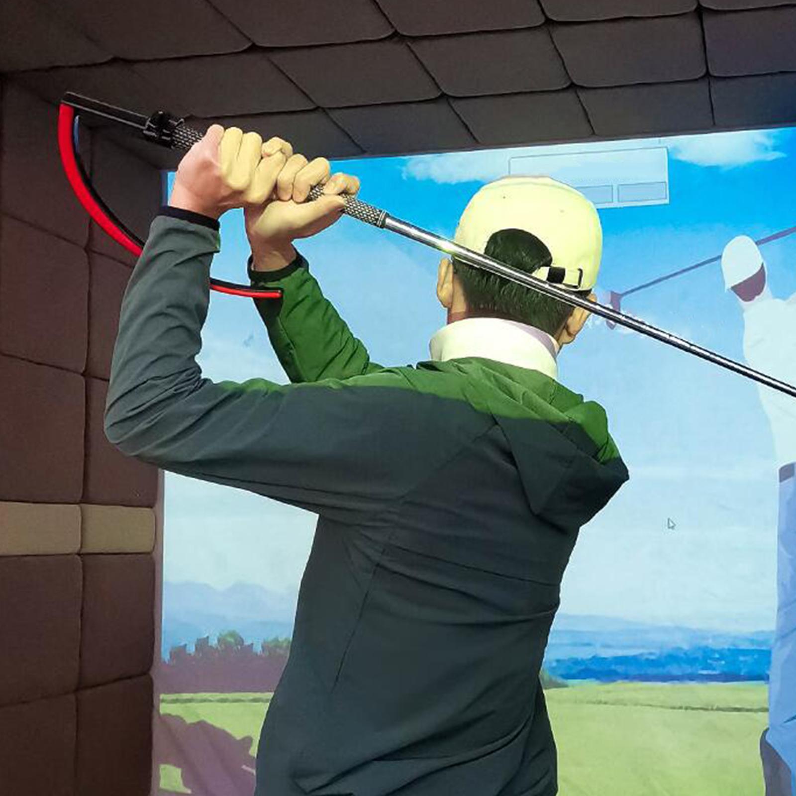 Golf Swing Trainer Gesture Aid for Indoor Golf Equipment Improve Swing Speed