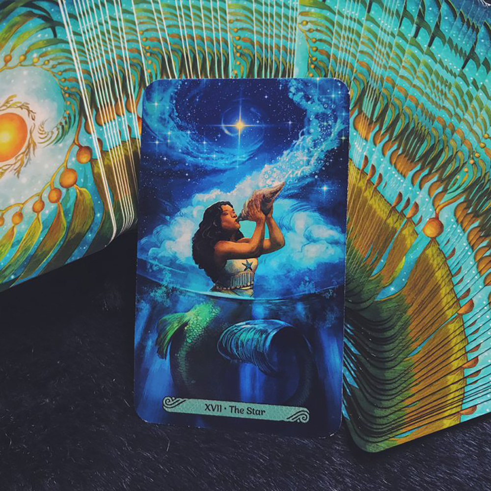 Bộ Bài Mermaid Tarot 78 Lá Bài Tặng Đá Thanh Tẩy