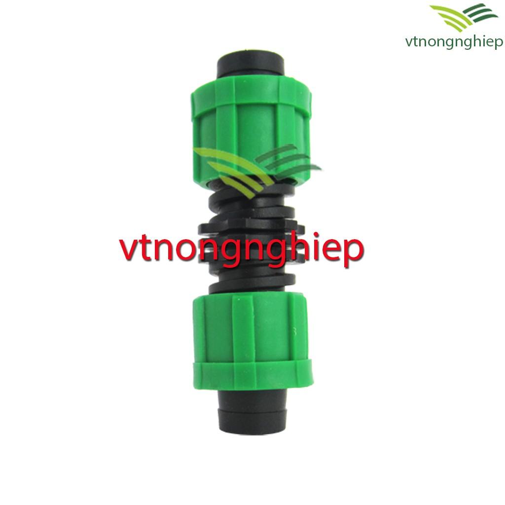 100 nối ống nhỏ giọt phi 16mm ren vặn