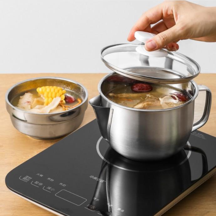 Bộ Đôi Dụng Cụ Tách Dầu Mỡ Bằng Inox hiệu quả nhanh chóng