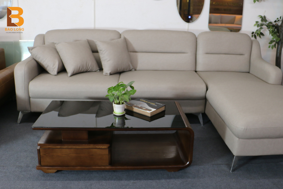 Bàn trà, bàn sofa gỗ sồi cho phòng khách, thiết kế sang trọng, hiện đại