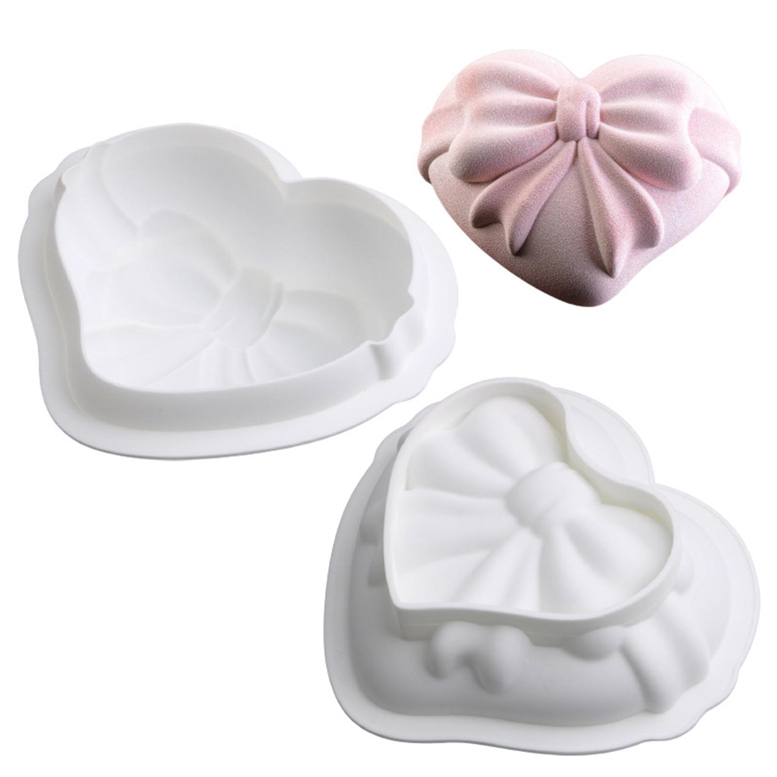 3D Heart Shaped Cake Mould Bakeware Chocolate Mold for Mousse Cake Ice Cream