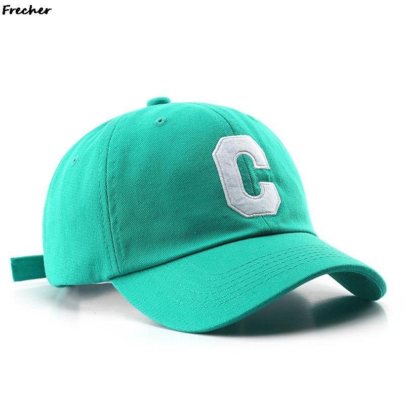 C Thư bóng chày mũ phụ nữ Mũ phố Hip Hop Hat unisex Cotton TENAGER ThROMODERY Bóng rổ Mũ bóng đá 2022 Color: WT2 Size: 56-60CM