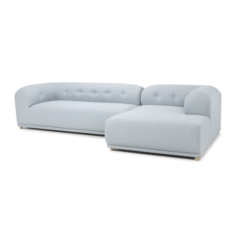 Ghế sofa góc trung bình Juno S70748 203 x 89/154 x 84 cm