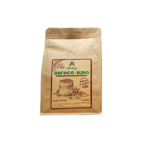 Cà phê AEROCO Blend, gói 250g, pha phin, nguyên chất 100% rang mộc hậu vị ngọt thơm quyến rũ