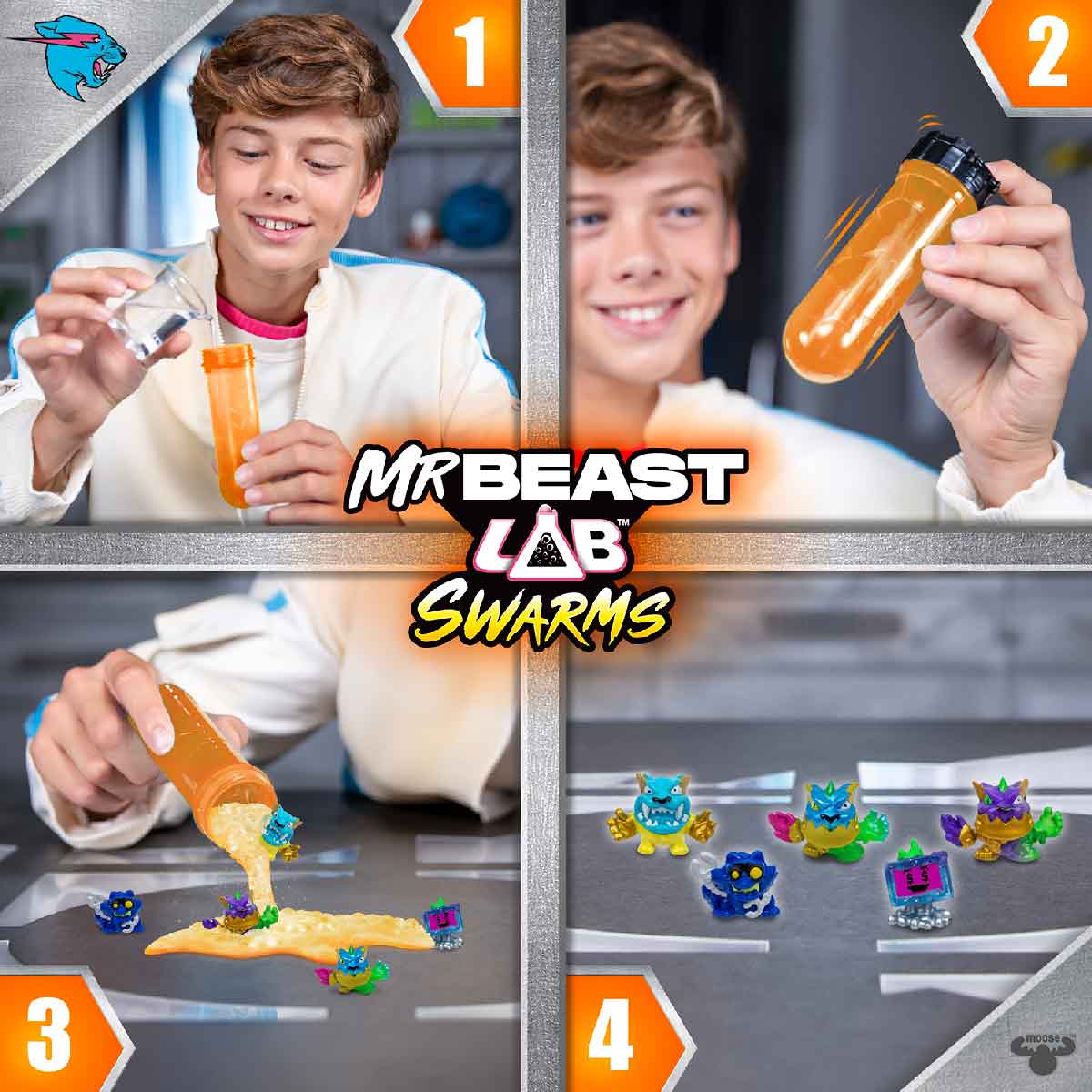 Đồ Chơi Phòng Thí Nghiệm - 5 Sinh Vật MRBEAST LAB 24747