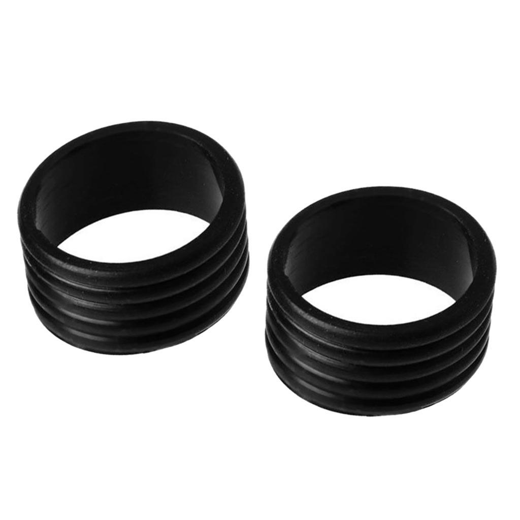 6- 2pcs Silicone Tennis Racket Grip Racquet Handle Loop