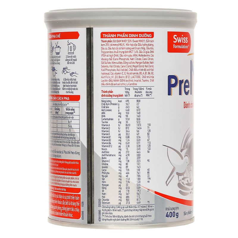 Sữa bột Pre NAN lon 400g