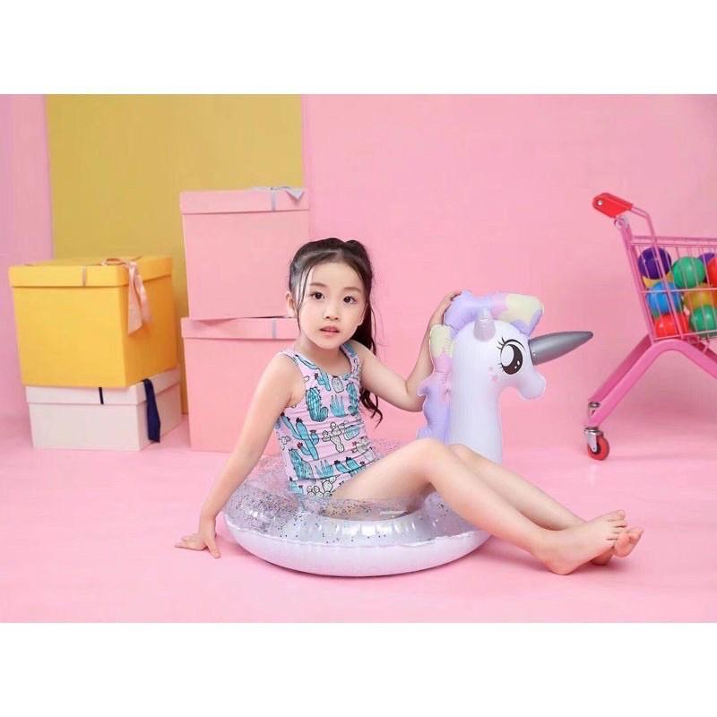 Phao bơi 3D hình kỳ lân pony siêu xinh có đủ size dành cho người lớn và bé gái