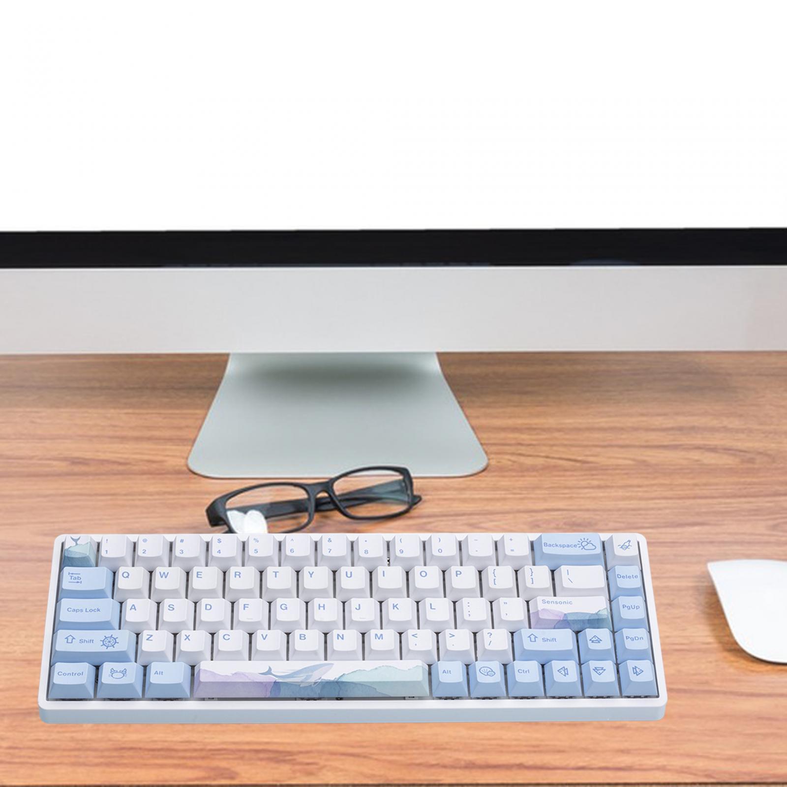 129 Keys PBT Keycaps Set Durable Theme for Mechanical Keyboards