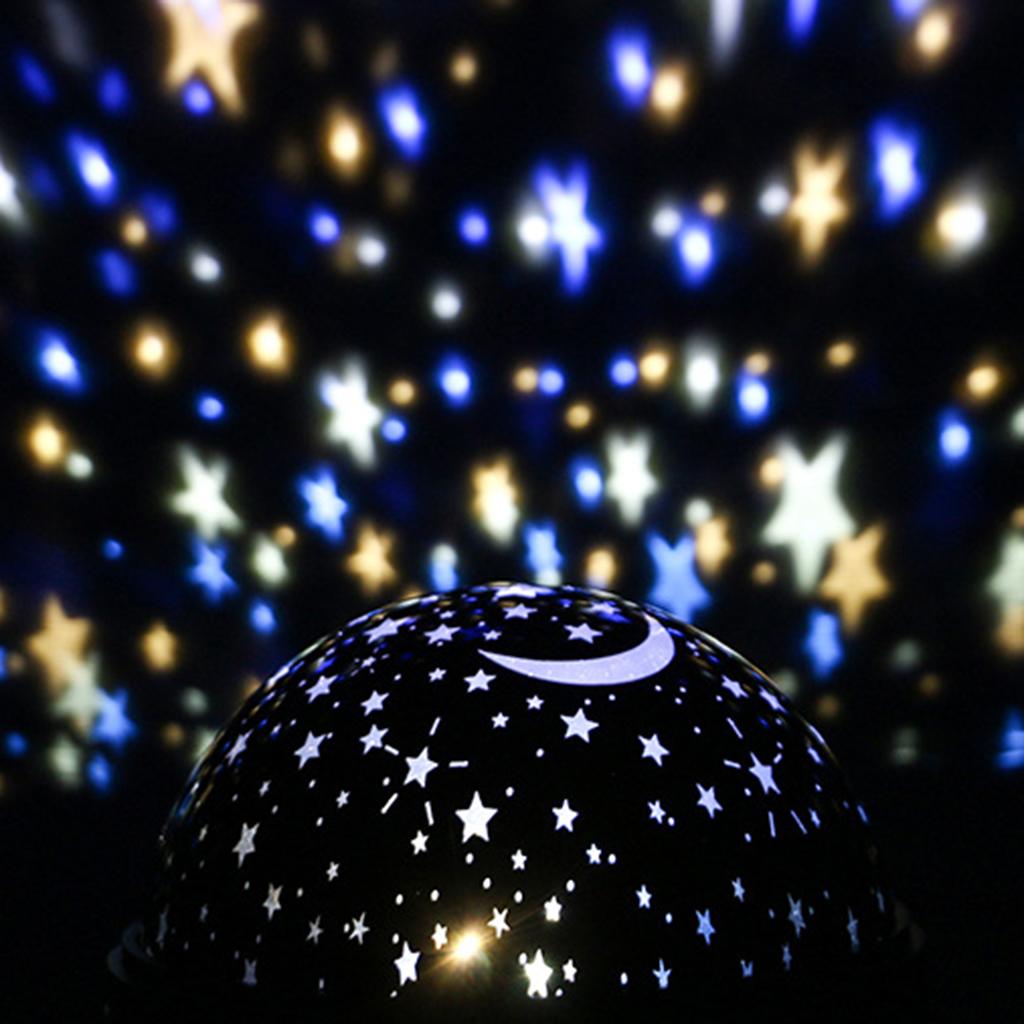 Starry Projector Light Sky Projection Lamp, Baby Kids Adult Night Light with Timer, for Bedroom Living Room Decor Party, 360 Degree Rotation