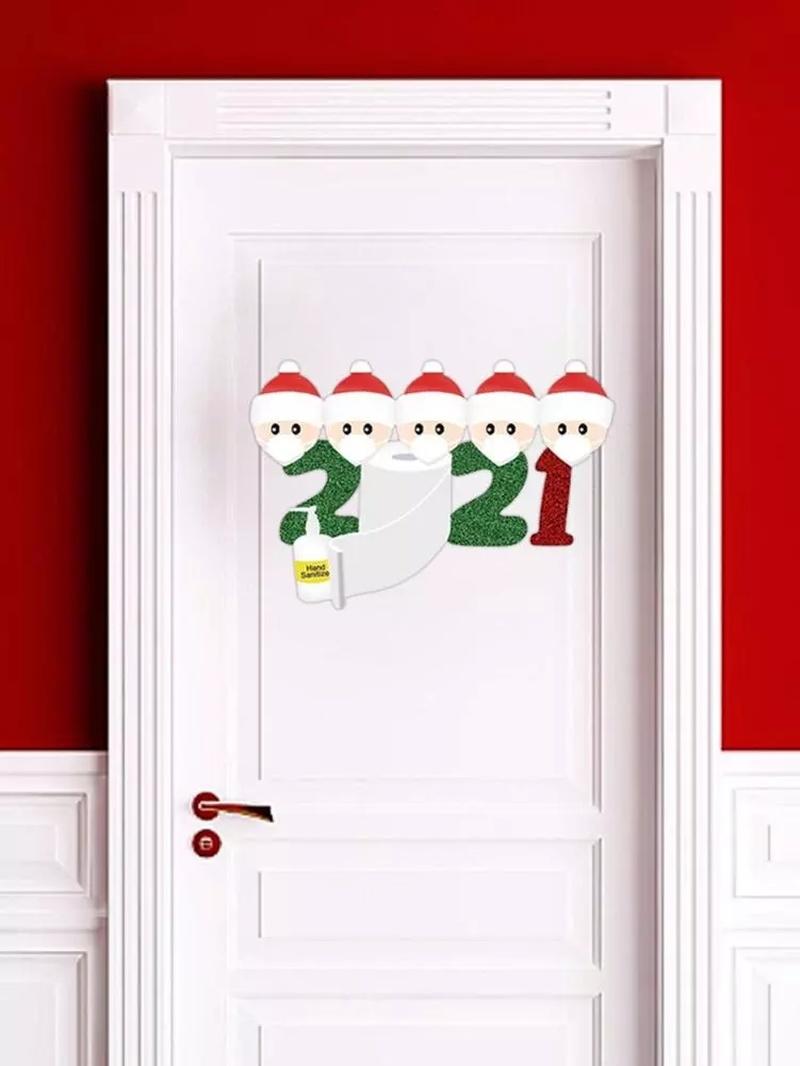 Miếng Dán Trang Trí Giáng Sinh Bằng Pvc 2021