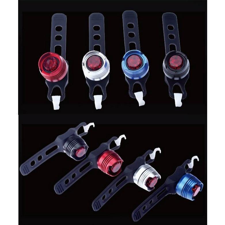 Đèn led xe đạp móc đa năng -đèn hậu xe đạp