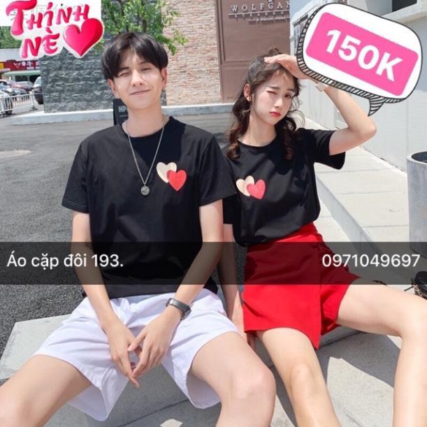 Áo thun cotton Couple nhiều size nhiều màu