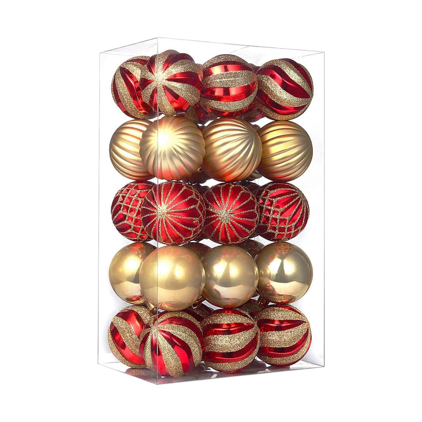 30Pcs Christmas Ball Ornaments Christmas Ball Baubles for Festivals New Year