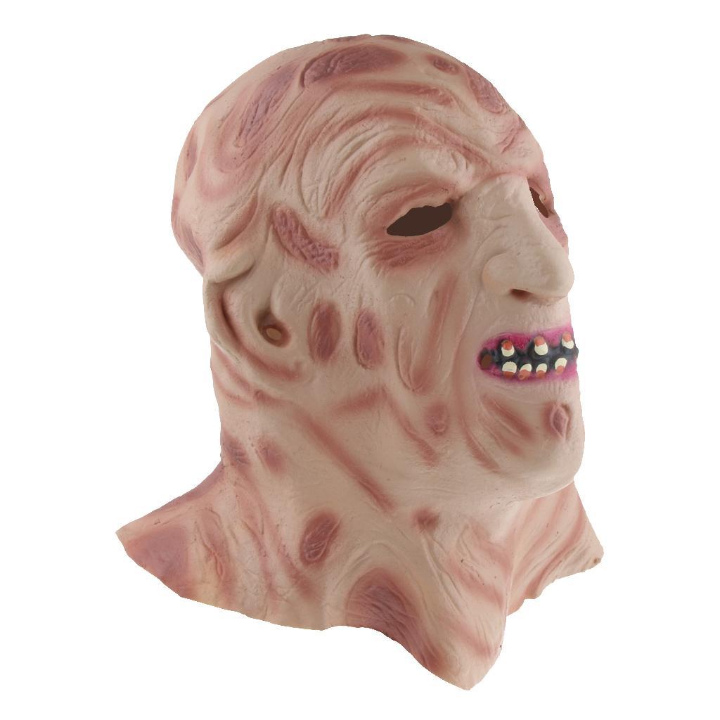 Scary Halloween Masks Horrible Mask - Creepy Zombie Monster Latex Mask Costume for Adults