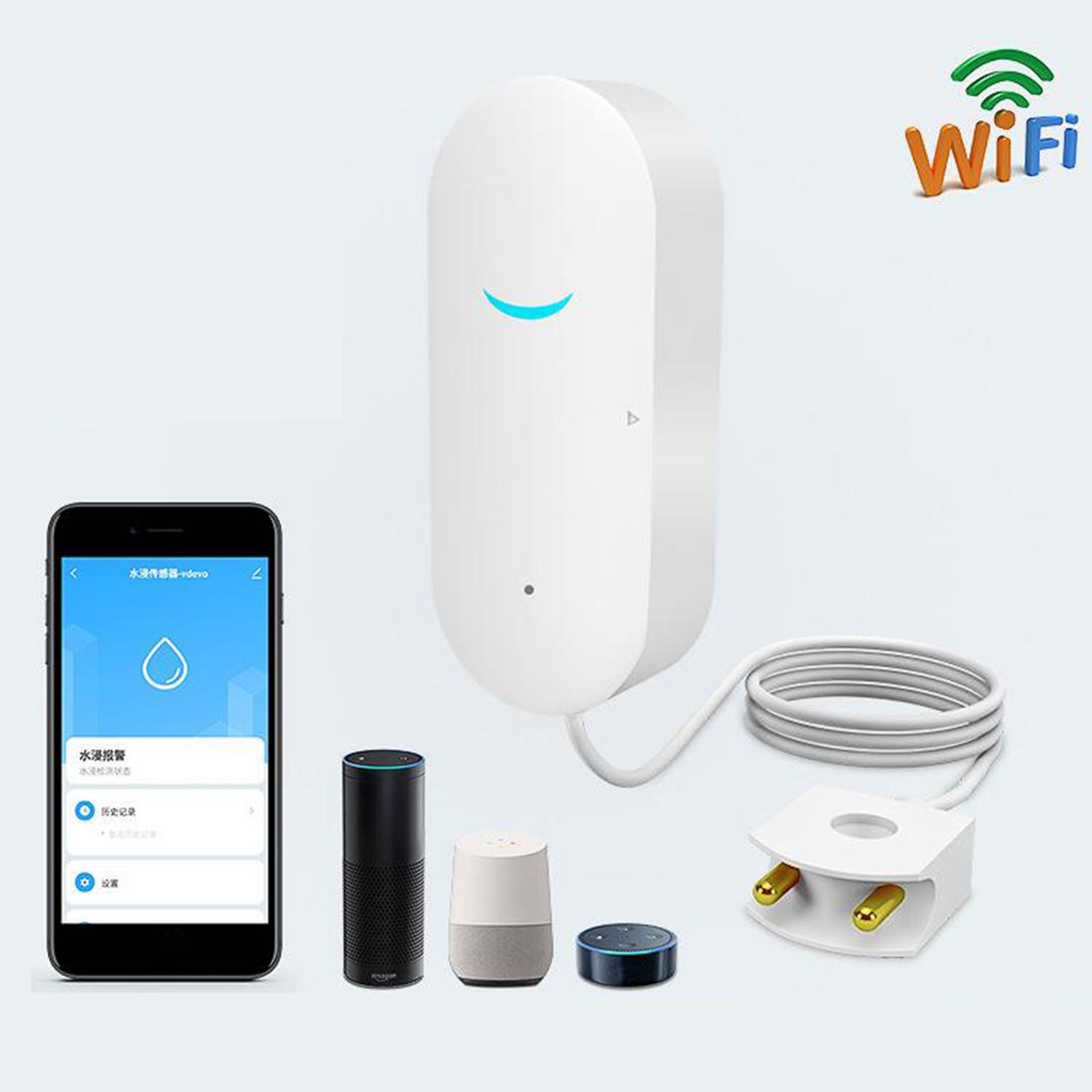 WIFI Water Leak Sensor Alarm APP Alerts for Smart Life
