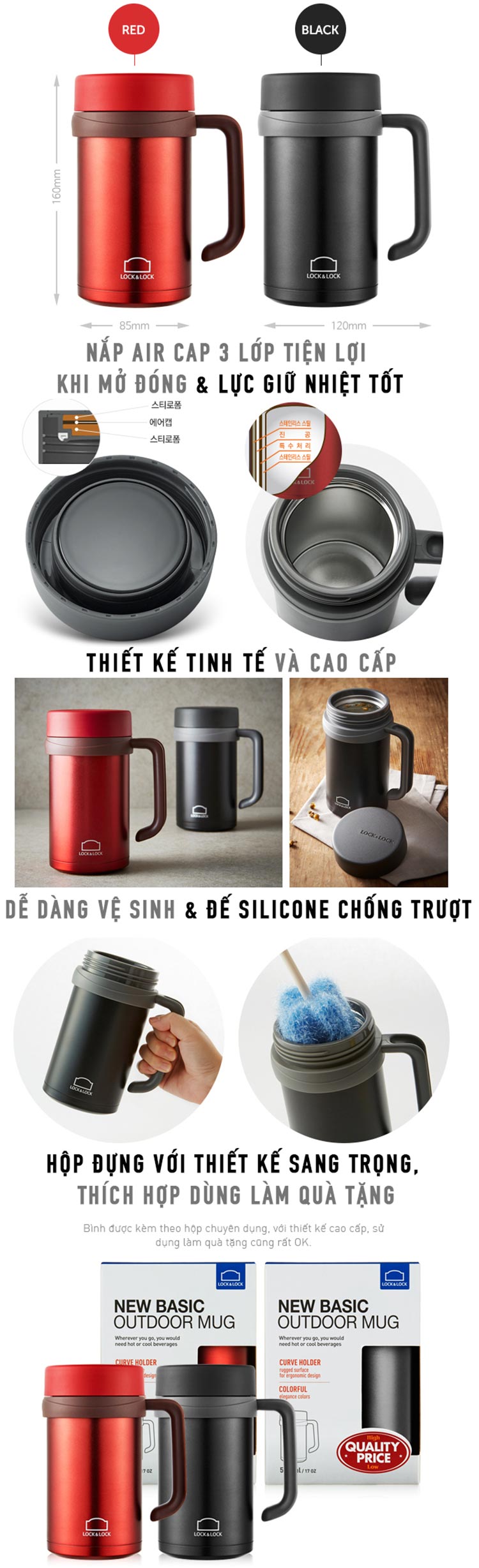 Ly giữ nhiệt Lock&Lock LHC4026 500ml