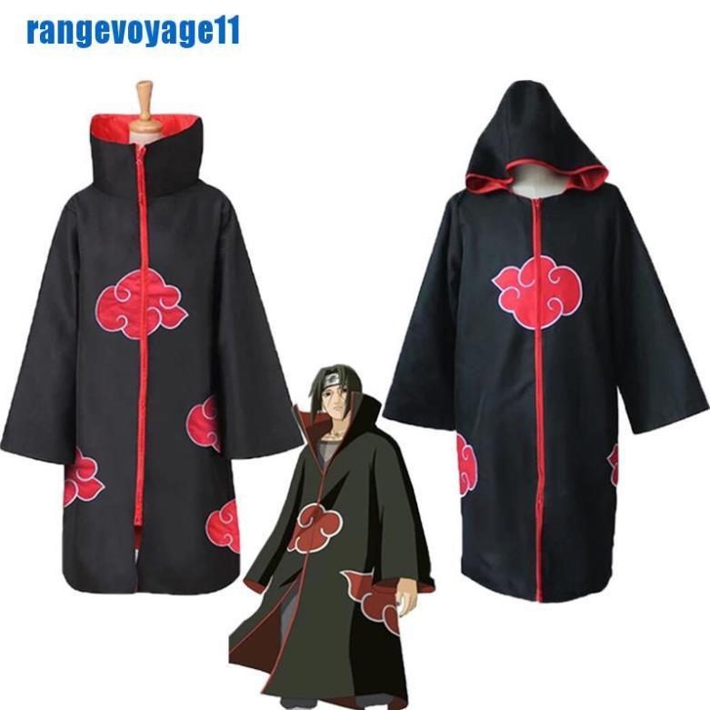 BÁN CHẠY - Áo Choàng Cao Cấp Hóa Trang Nhân Vật Anime Akatsuki Itachi Độc Đáo - áo cực chất