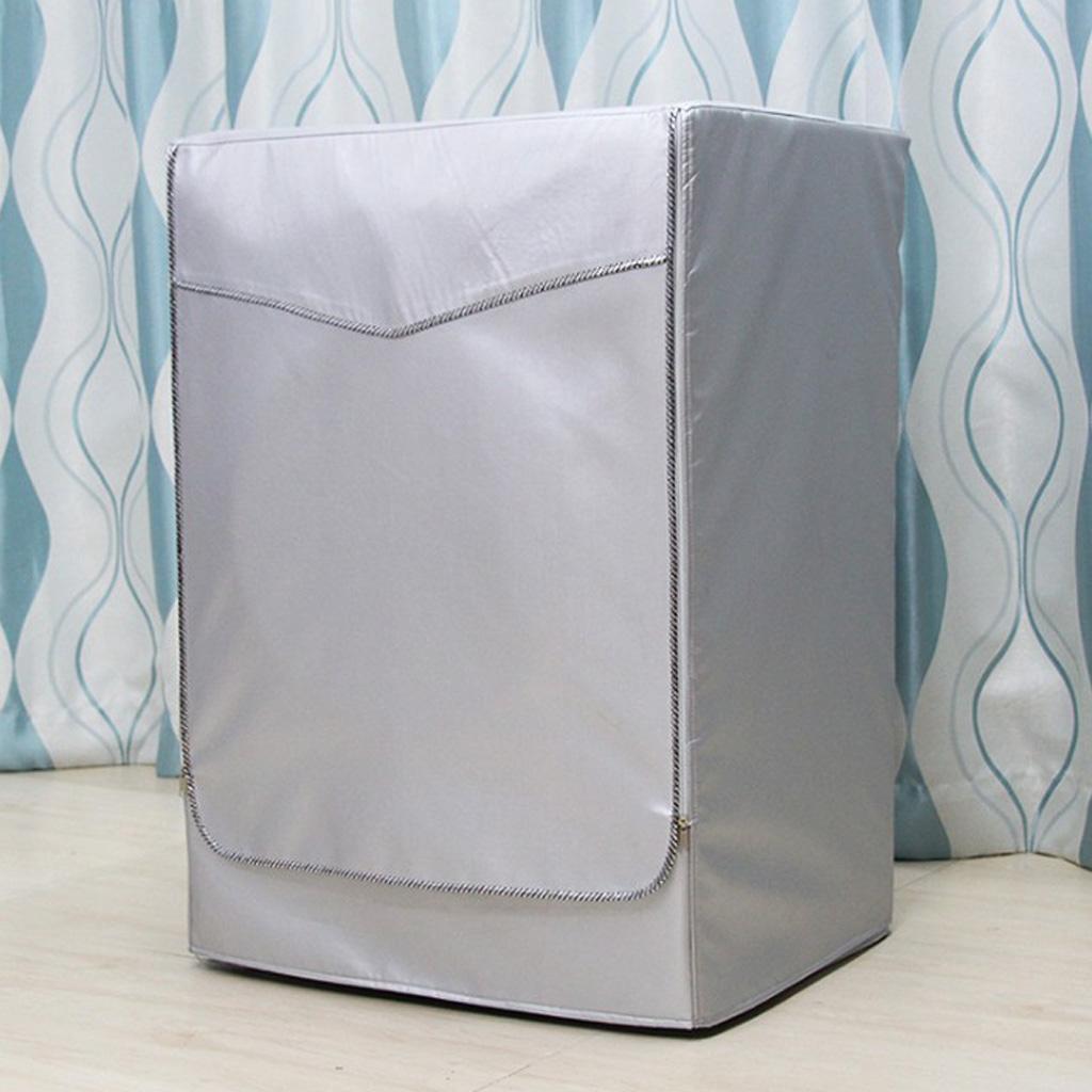 Set of 2 Fully Automatic Washing Machine Cover Protector Cover Anti-aging