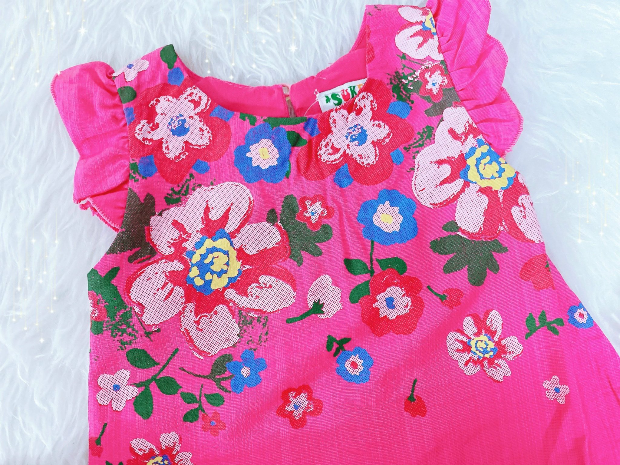Đầm Váy Bé Gái Size 5-21Kg, 3 Tháng Đến 5,5 Tuổi, Hoa Hồng Cánh Tiên, Tiểu Thư