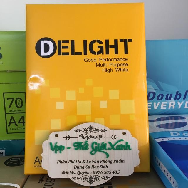 GIẤY DELIGHT 70 A4 ( Đủ 500 tờ)