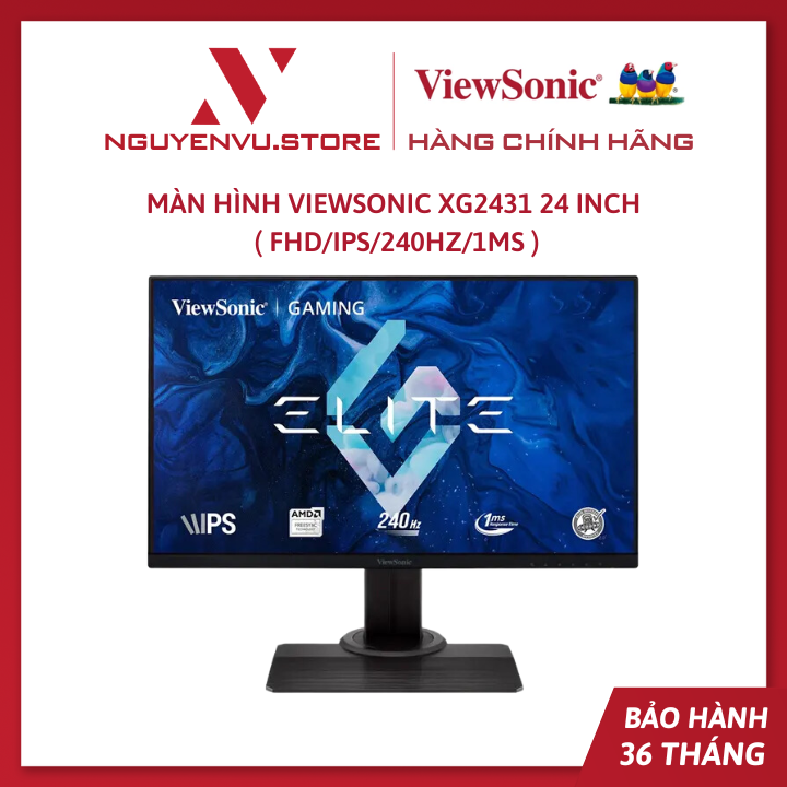 Màn Hình ViewSonic XG2431 24 Inch ( FHD/IPS/240Hz/1ms ) - Hàng Chính Hãng