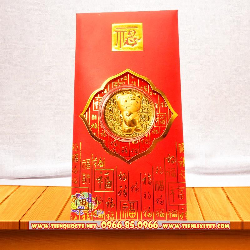 Combo 60 bao lì xì 2022 hình con hổ Nhâm dần làm lì xì tết 2022