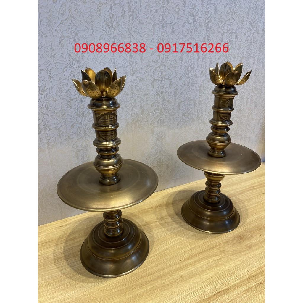 BỘ TAM SỰ NẾN ĐỒNG HUN GIẢ CỔ CAO 50CM
