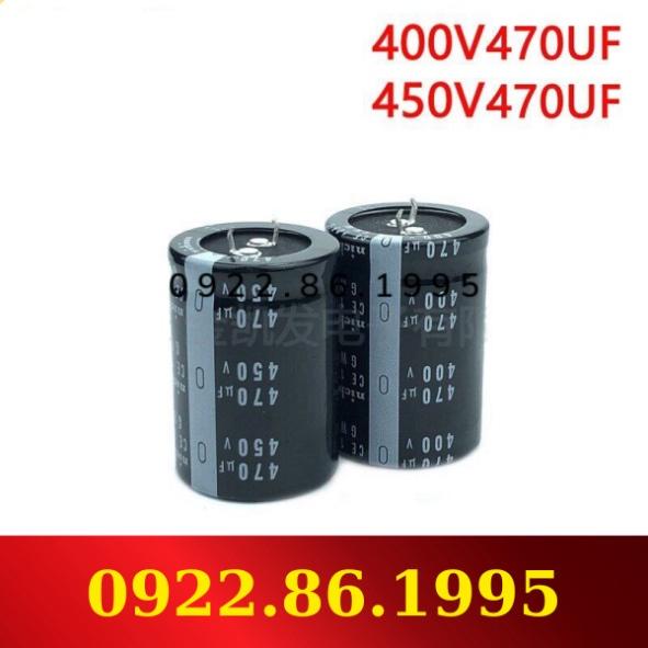 2 Cái/lốc Nichicon 470Uf 400V 470Uf 450V 400v470uf 450v470uf 25X50 30x3 5/40/45/50 35x3 0/35/40/45/50 Tụ Psu Gắn V