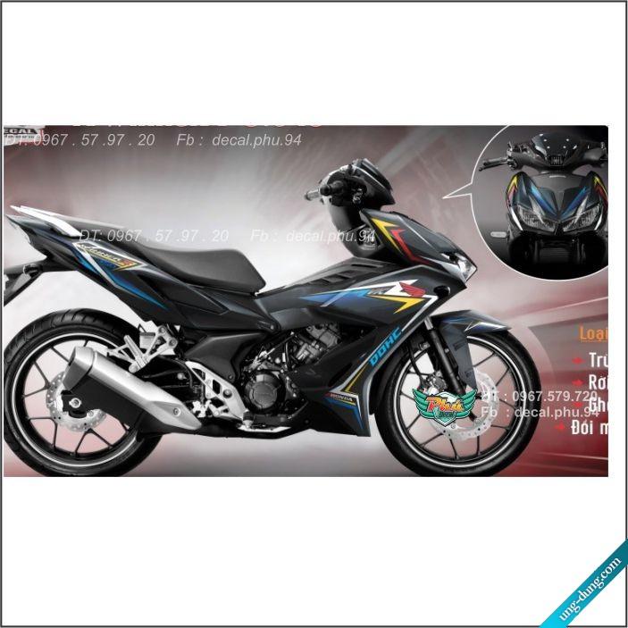 Tem Rời Winner X đen nhám chỉ 7 màu