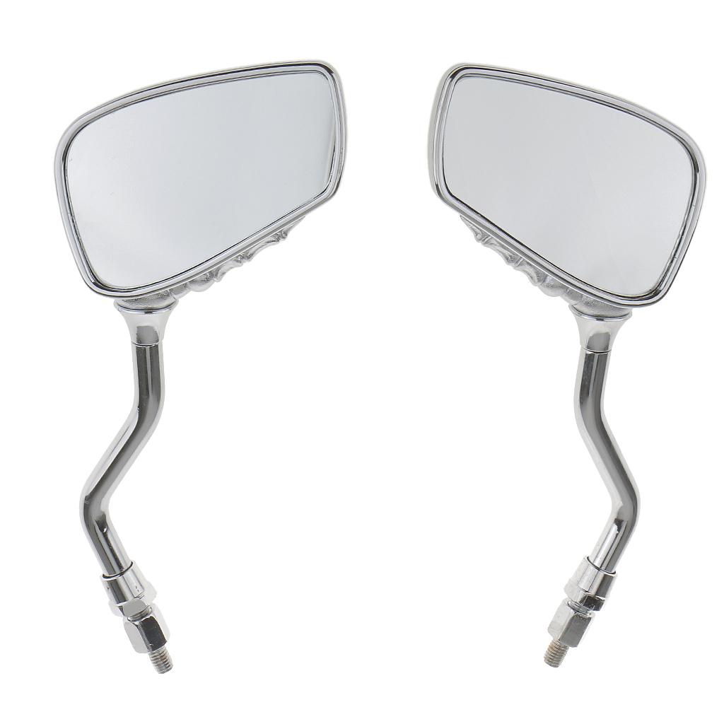 Motorcycle Skull hand Rear View Side Mirrors for   Suzuki 8/10mm