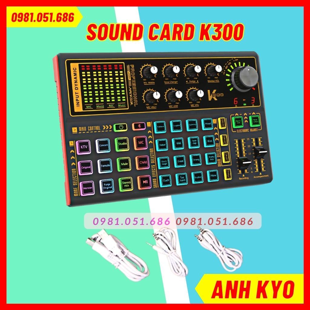 Sound card h9 2021 phiên bản mới nhất có autotune, hỗ trợ kết nối blutooth, thu âm, livestream. Dễ sử dụng BH 6 tháng