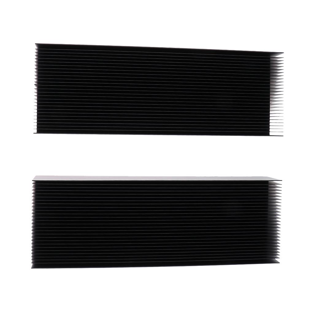 2Pcs Aluminum Heat Sink Heatsink Cooling DIY Cooler Fin Radiator for LED